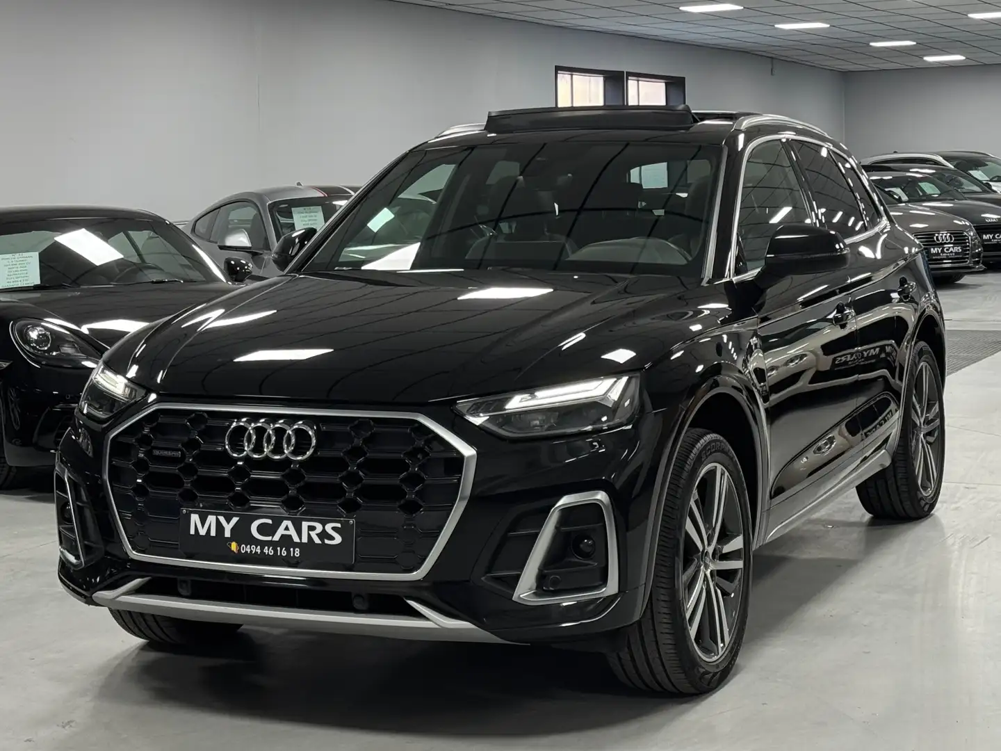Audi Q5 2.0 TDi 204 Cv Q S-Line Compétiton Pano Full Zwart - 1