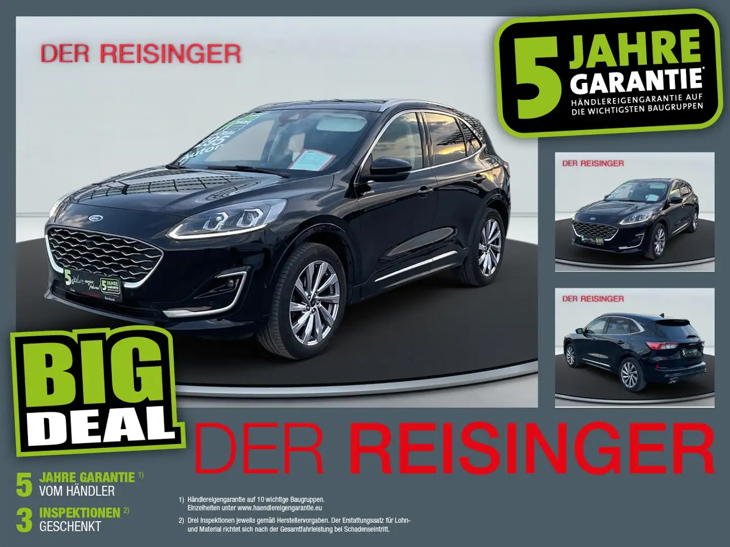 Ford Kuga Vignale Allrad Automatik Schwarz - 1