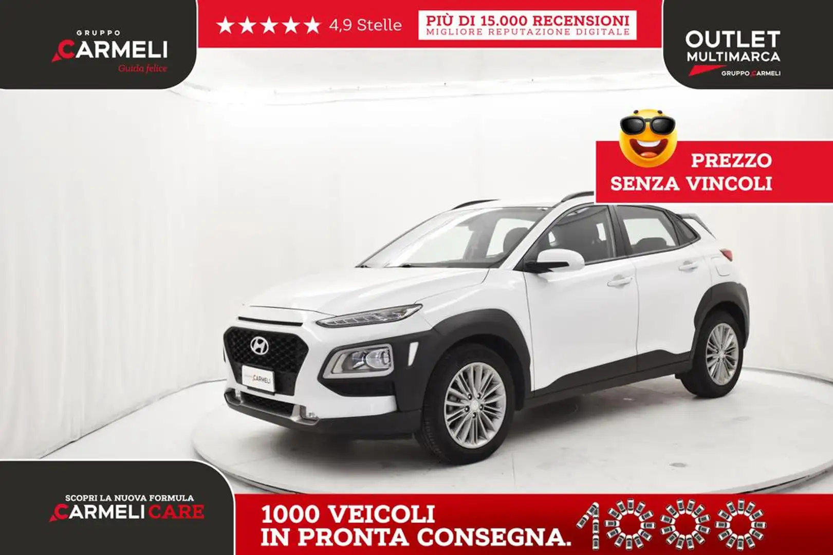Hyundai KONA 1.0 t-gdi Comfort Plus Pack 2wd 120cv Blanc - 1