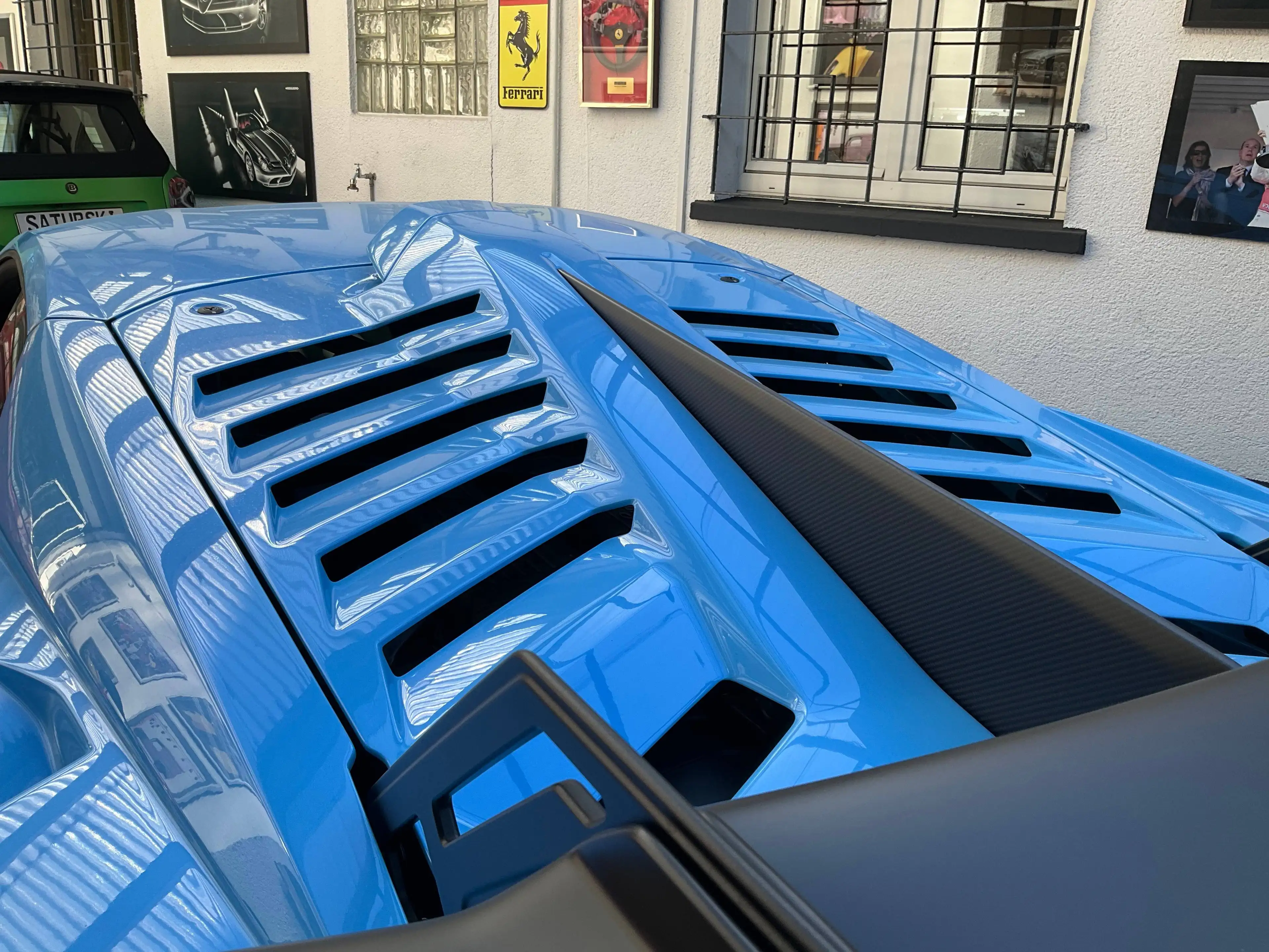 Lamborghini Huracán STO 1.owner deutsche Auslieferung rare Blue Cepheus only 1200Km — photo 27