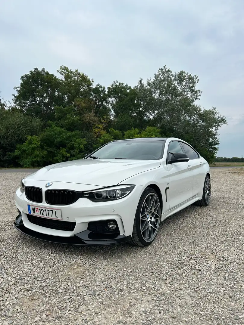 BMW 420 420i xDrive Gran Coupe M Sport Aut. Weiß - 1