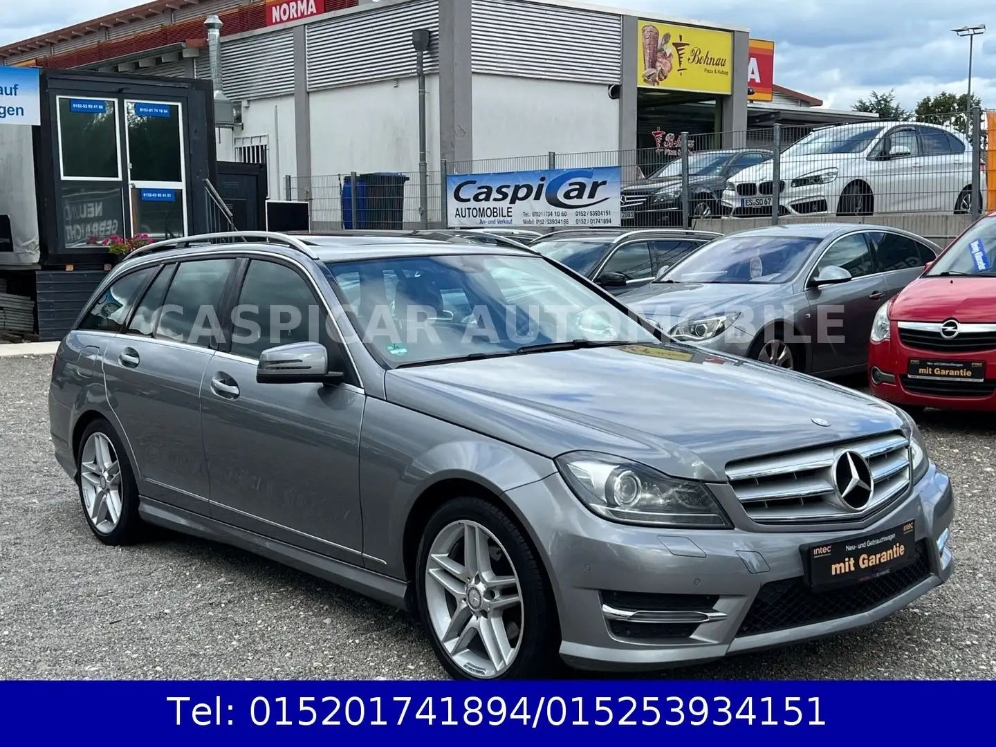 Mercedes-Benz C 220 T CDI AVANTGARDE AMG-LINE,8 FACH B.,1.HAND Silber - 1