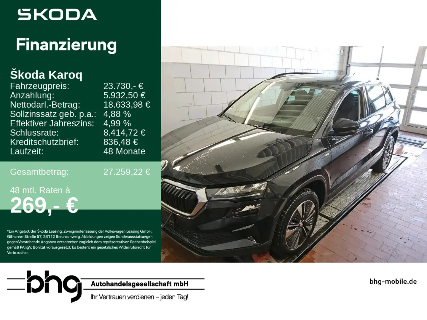 Skoda Karoq 2.0 TDI SCR Ambition Schwarz - 1