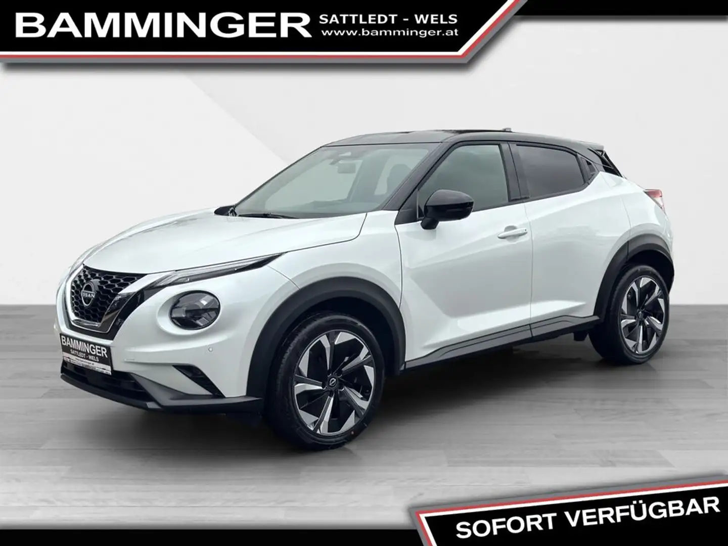 Nissan Juke 1,0 DIG-T N-Connecta+ 2 Farben Weiß - 1