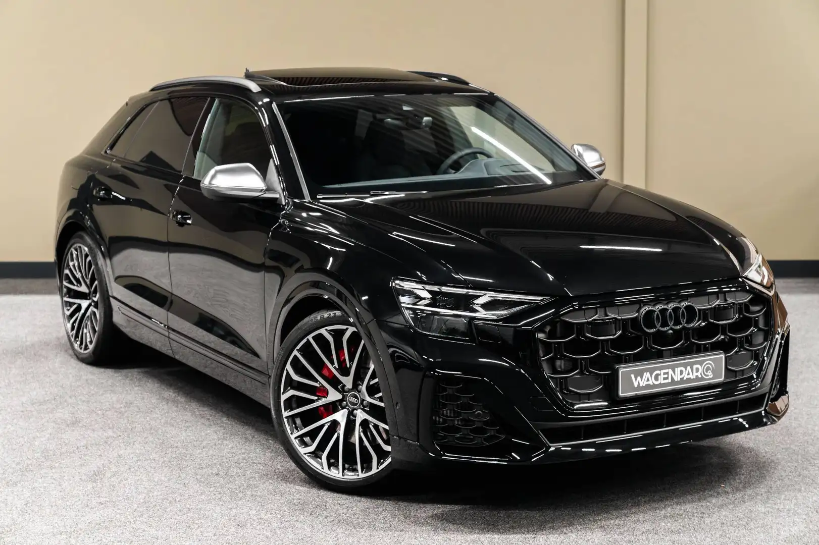 Audi Q8 60 TFSIe 4WSTURING.MASSAGE.T.HAAK.PANO Noir - 1