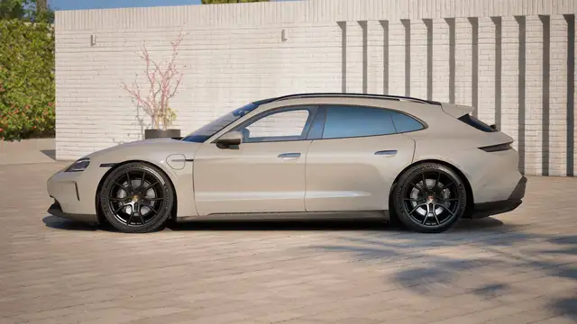 Porsche Taycan view 3