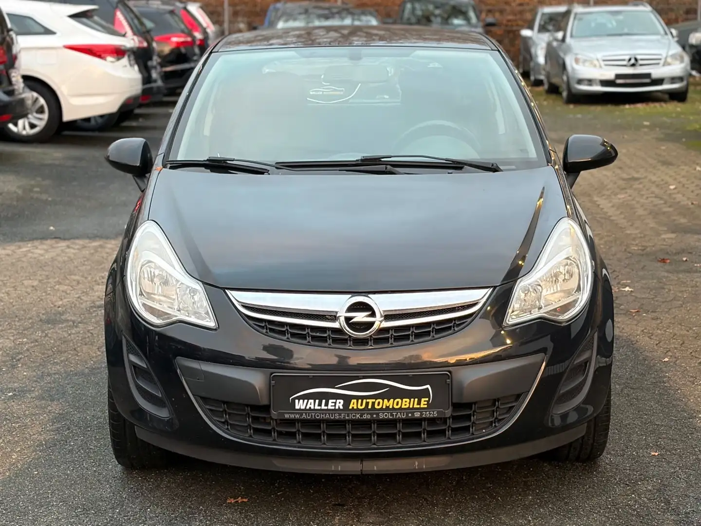 Opel Corsa D 1.4 Active EURO 5 / TEMPOMAT / ALUFELGEN Schwarz - 2