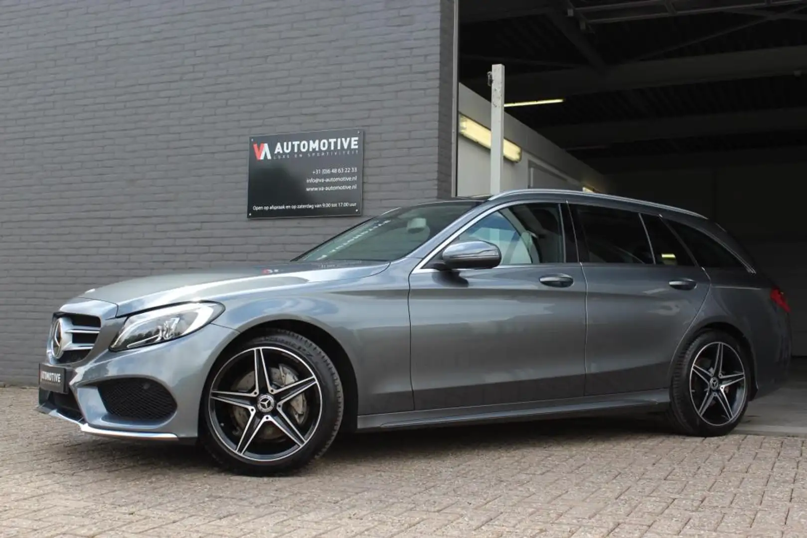 Mercedes-Benz C 200 Estate AMG DISTRONIC AHK EASY PACK Grijs - 2