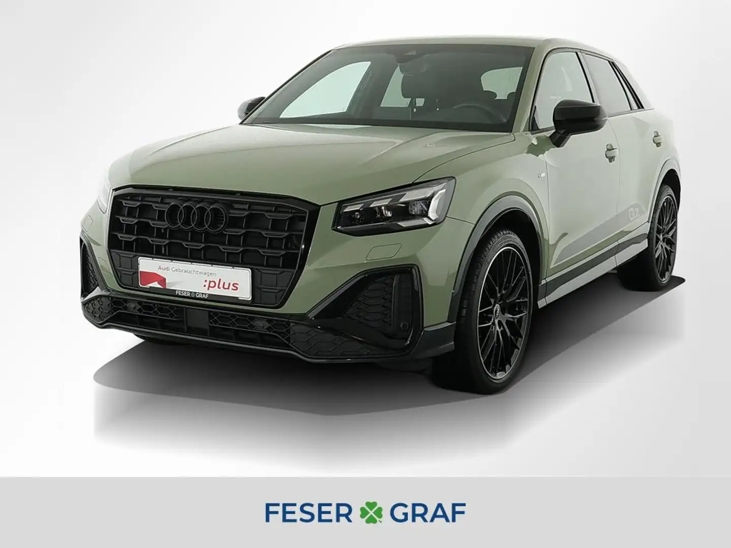Audi Q2 35 TFSI S tronic edtion one S Line Leder,Matrix,Na Grün - 1