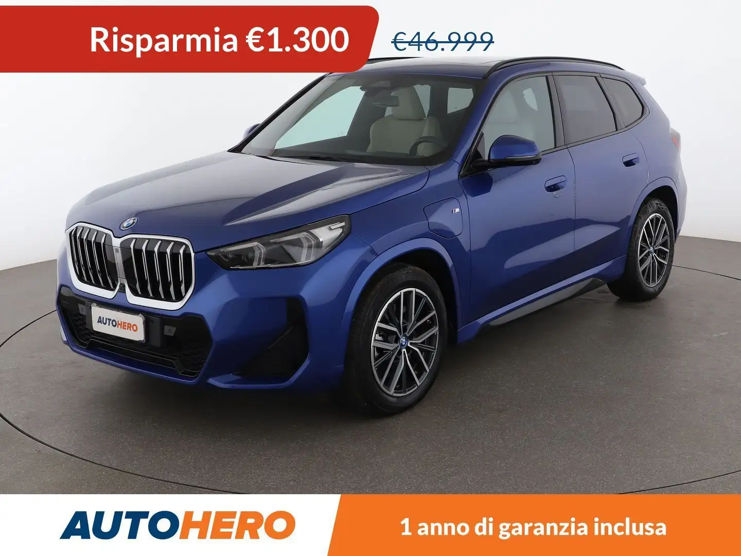 BMW X1 xDrive 30e Msport PHEV Bleu - 1