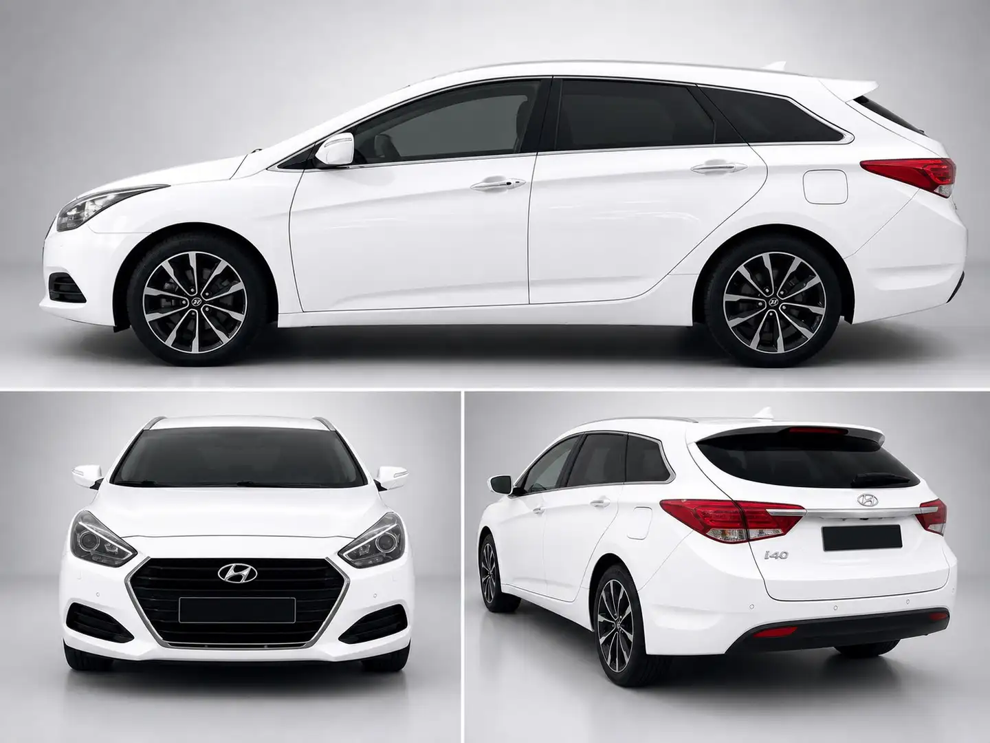 Hyundai i40 Premium 1,7 CRDi Start/Stopp Weiß - 1