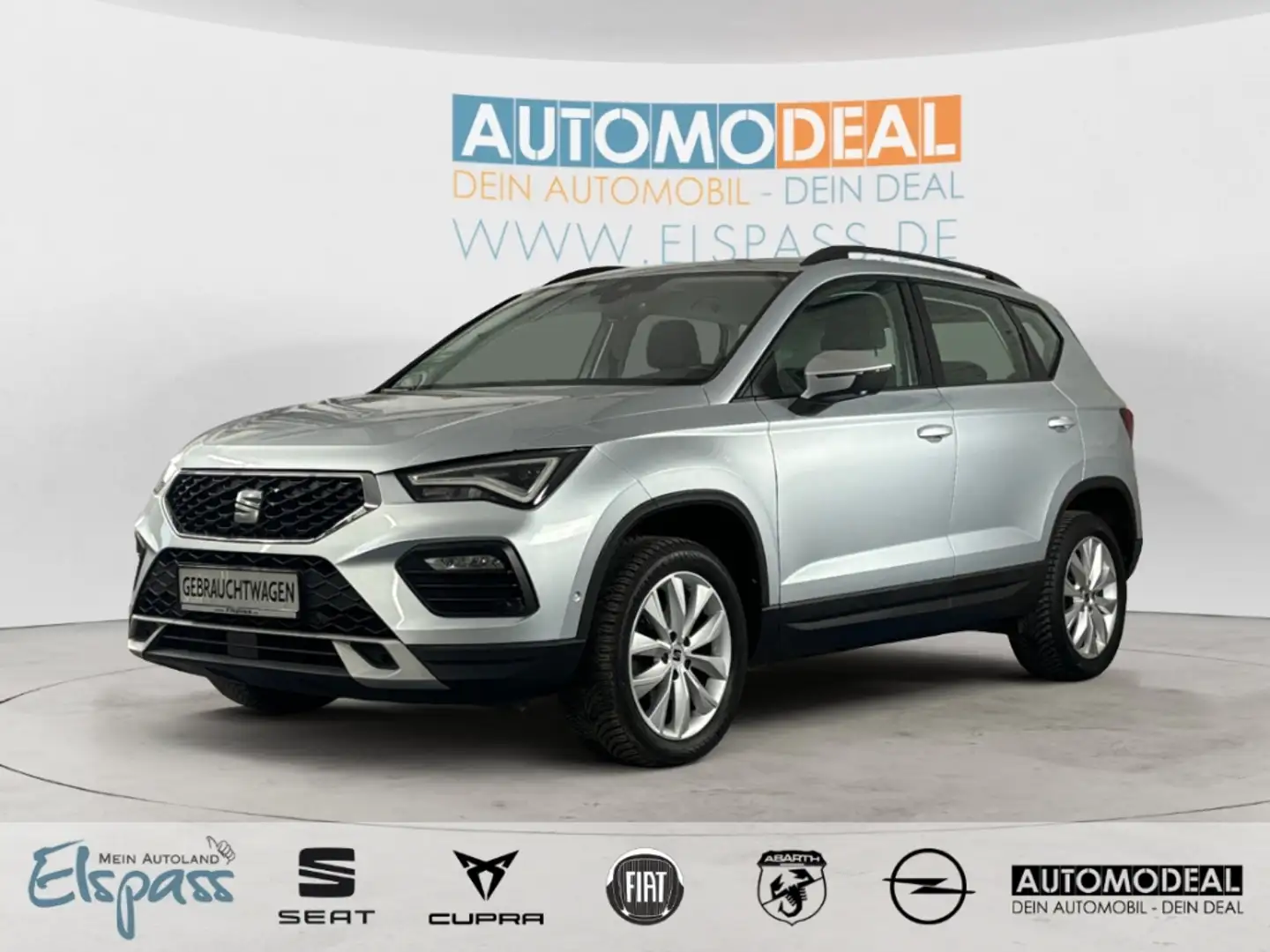 SEAT Ateca AUTOMATIK LED DIG-DISPLAY KAMERA ACC SHZ TEMPOMAT Argintiu - 1