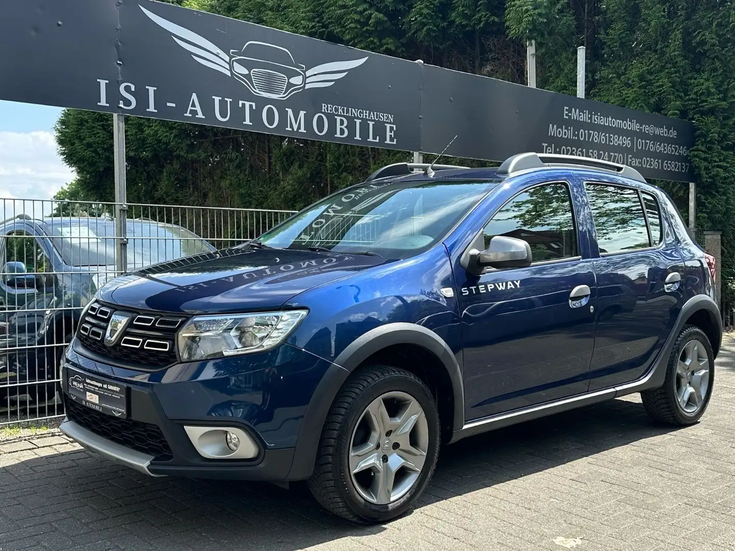 Dacia Sandero II Stepway Prestige Klima PDC Garantie Blauw - 1