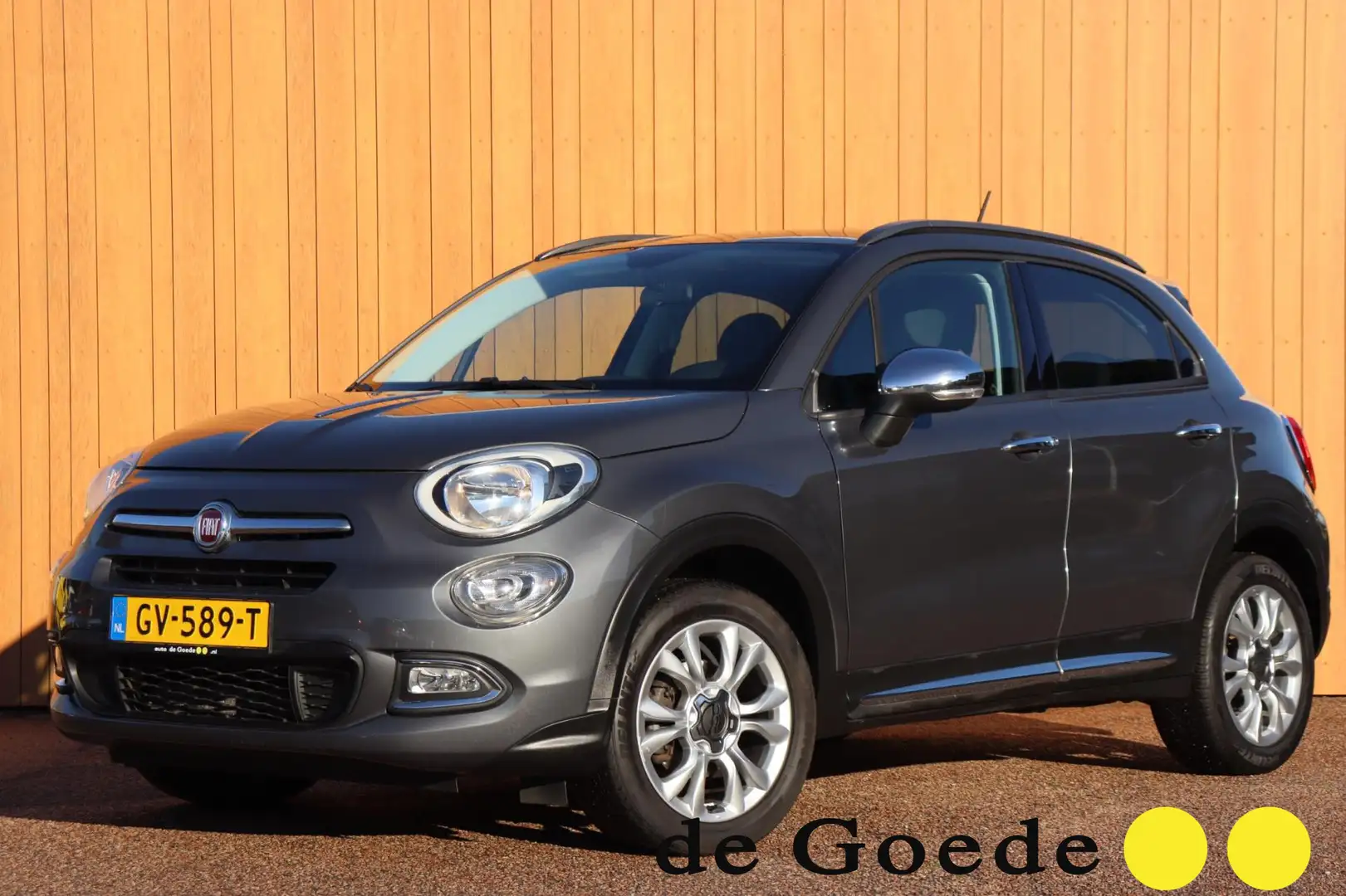 Fiat 500X 1.4 Turbo MultiAir PopStar org.NL trekhaak-afn. Grijs - 1