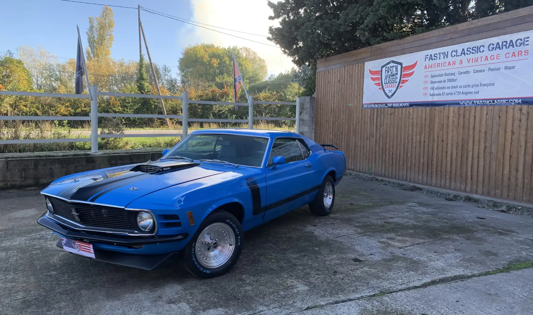 Ford Mustang MUSTANG FASTBACK SPORTROOF BOSS 351 TRIBUTE Bleu - 1
