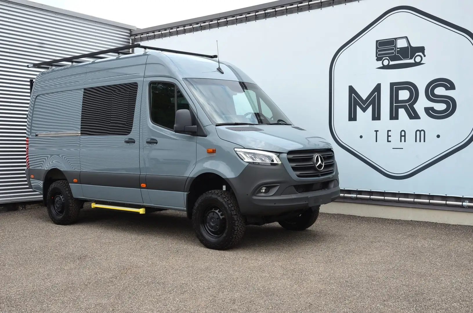 Mercedes-Benz Sprinter 319CDI- L2H2- Automaat- 4x4- Nieuw- 62400+BTW Grijs - 1
