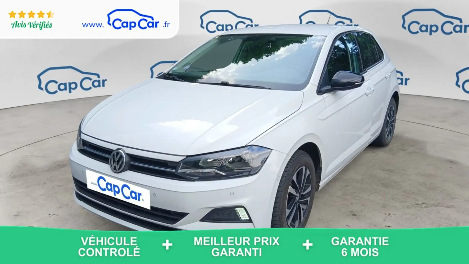 Volkswagen Polo VI 1.0 TSI 95 DSG7 IQ.Drive Blanc - 1