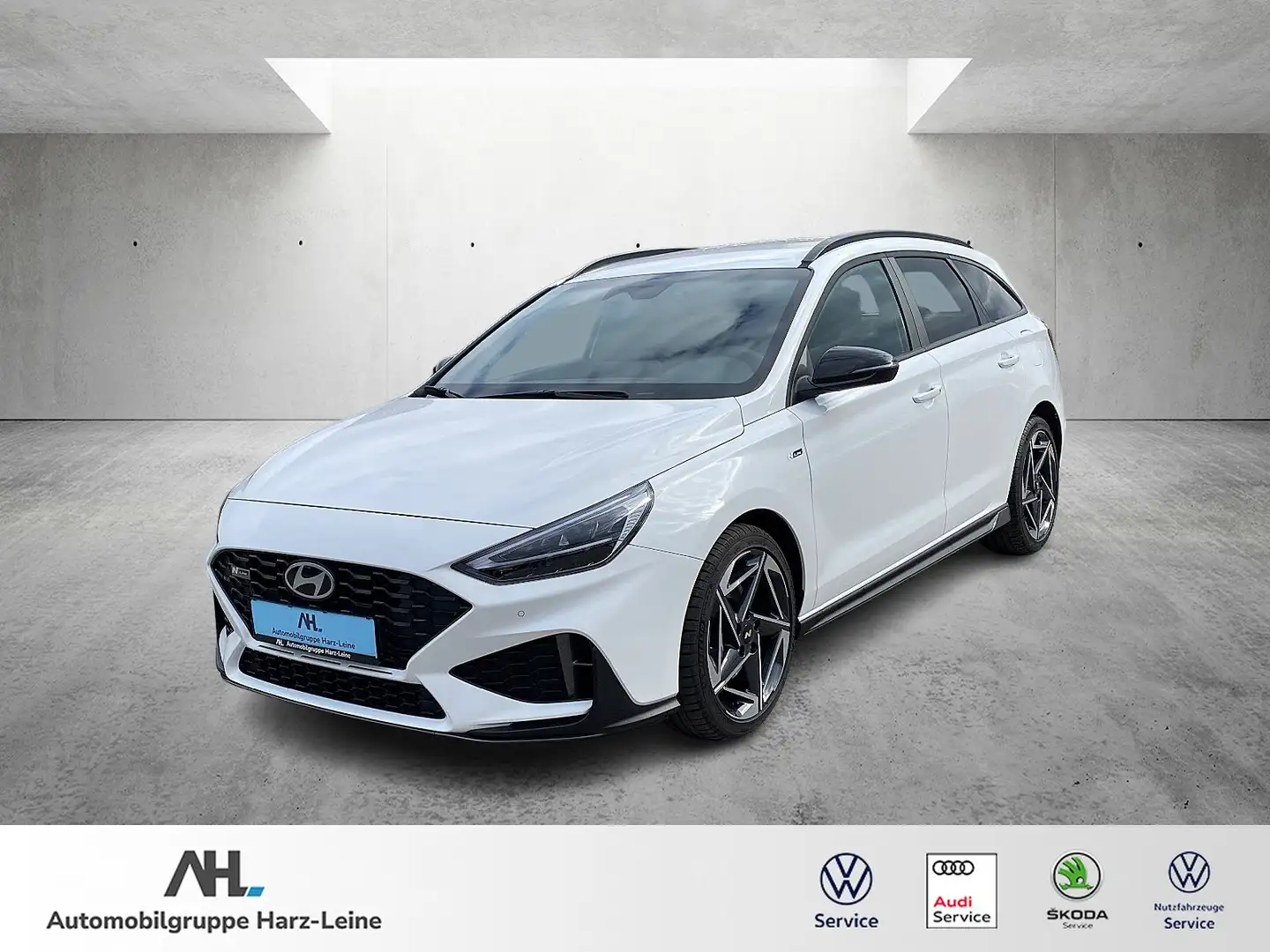 Hyundai i30 1.5 T-GDI "N-Line" 7-DCT/NAVI/LED/RFK/GRA Weiß - 1