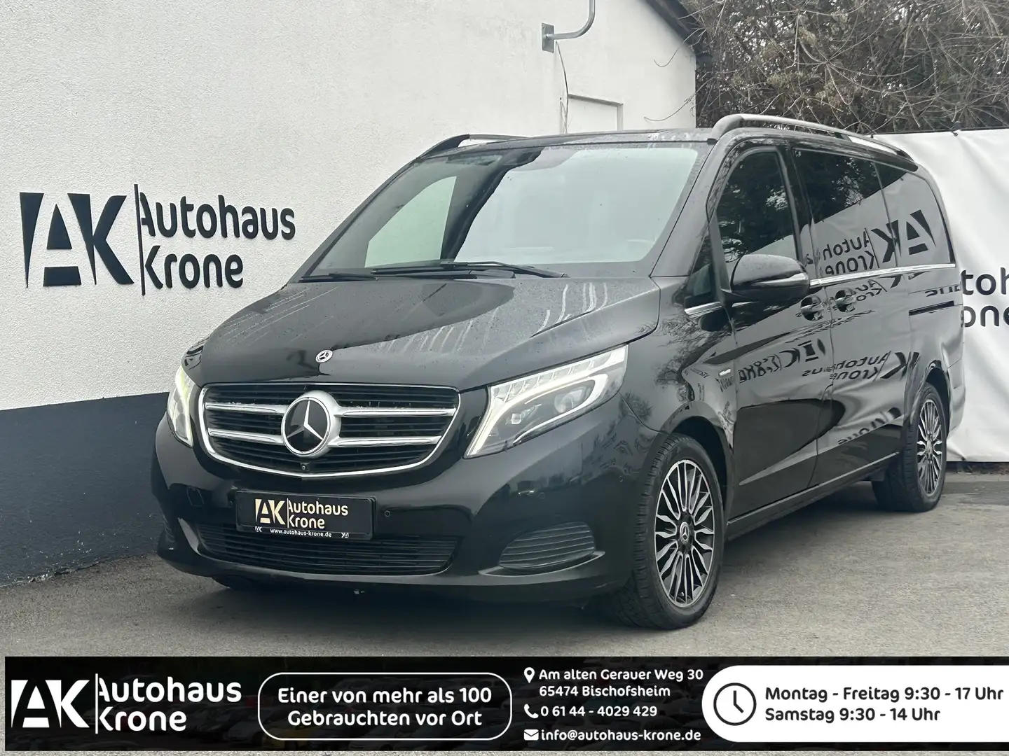 Mercedes-Benz V 250 250d Avantgarde Edition LANG* 6-SITZER*NAVI*360°SH Schwarz - 1