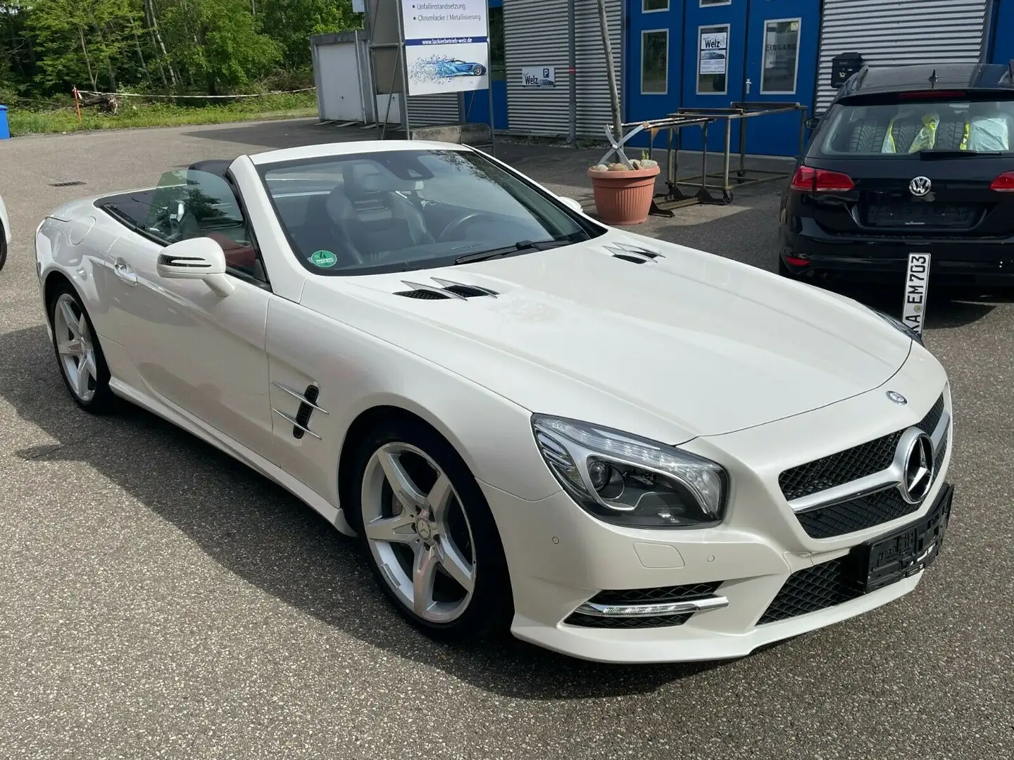 Mercedes-Benz SL 350 Sport-Paket AMG/ AMG-Line/Kamera/1.Hand/ Weiß - 1