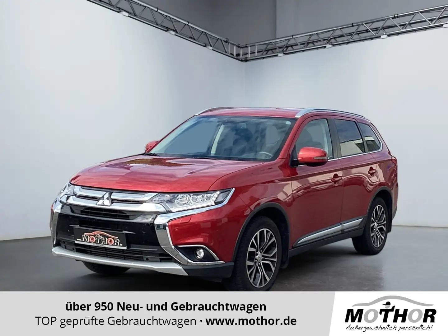 Mitsubishi Outlander 2.2 DI-D EDITION+ 4WD Automatik AHK Rot - 1