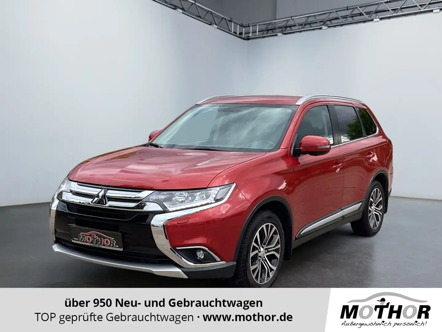 Mitsubishi Outlander 2.2 DI-D EDITION+ 4WD Automatik AHK Rot - 1