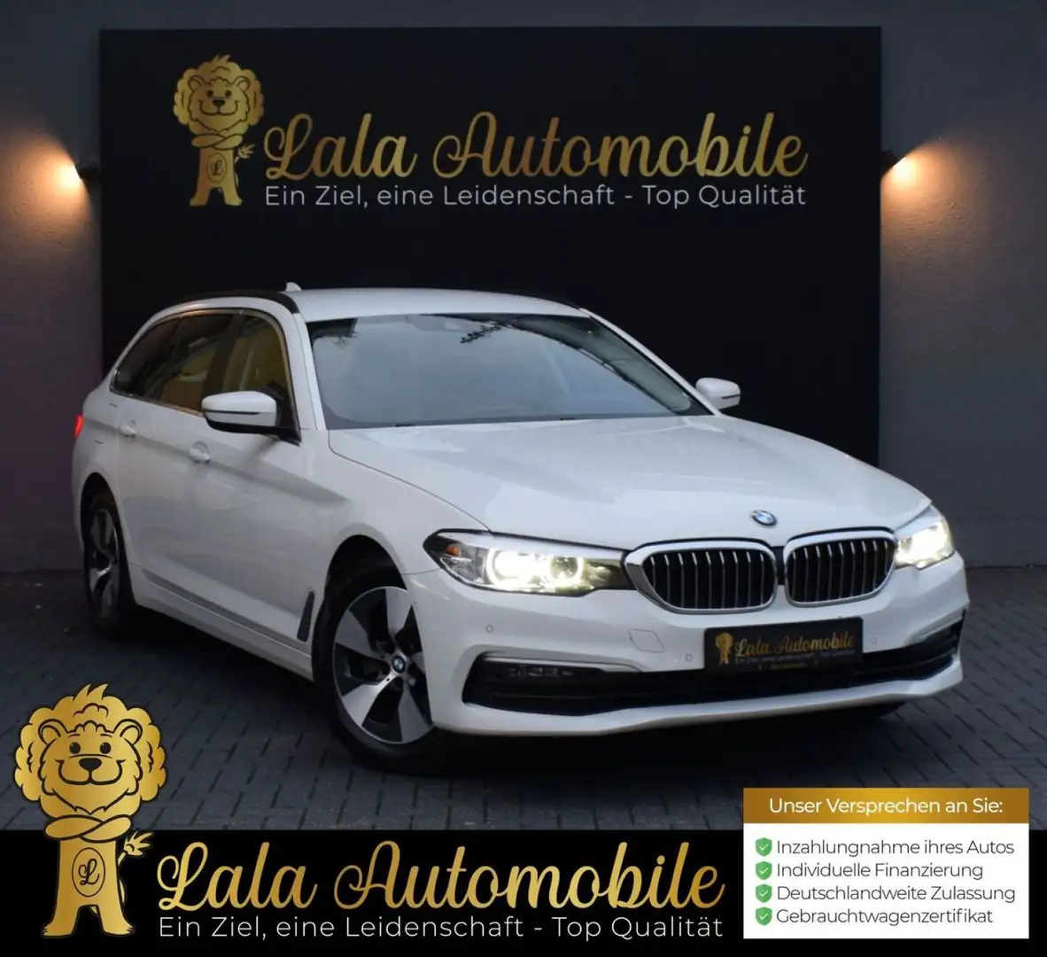 BMW 520 d 2.0 KLIMA VOLLLEDER RADIO DAB LED TEMPOMAT Weiß - 1