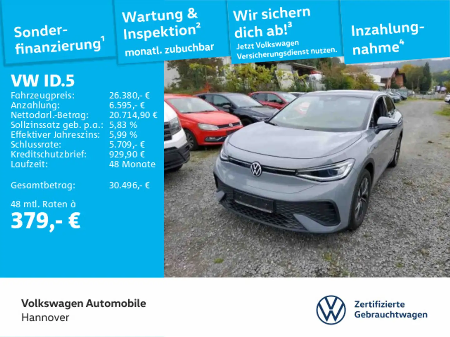 Volkswagen ID.5 Pro Navi Pano ACC LED PDC Grau - 1