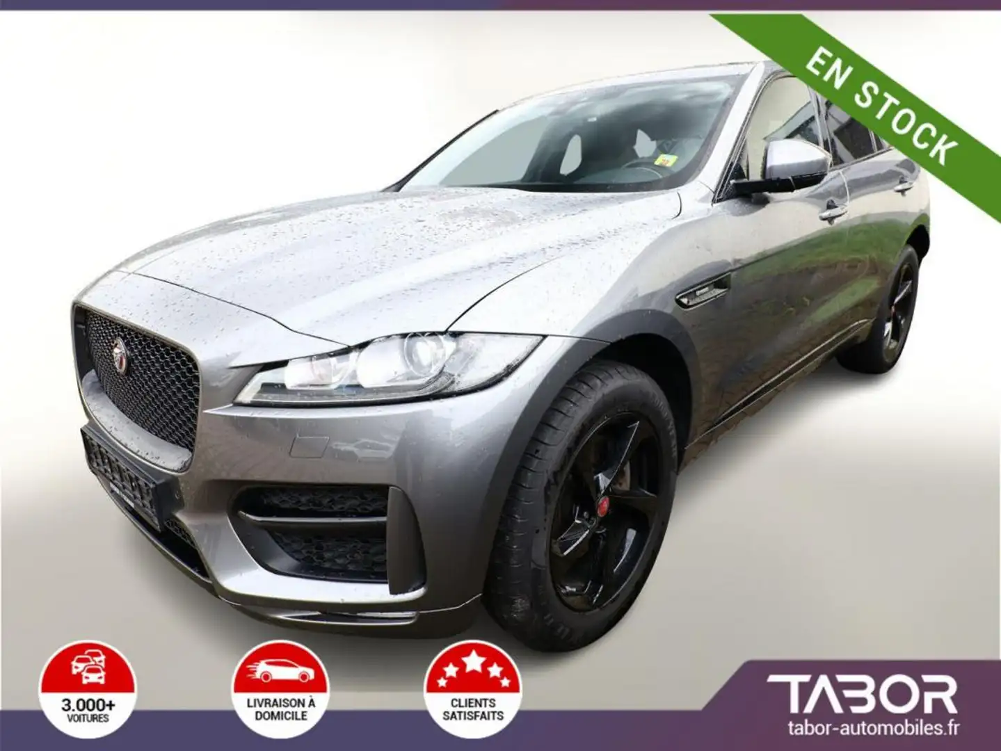 Jaguar F-Pace 30d 300 Aut. R-Sport AWD Pano Nav Gris - 1