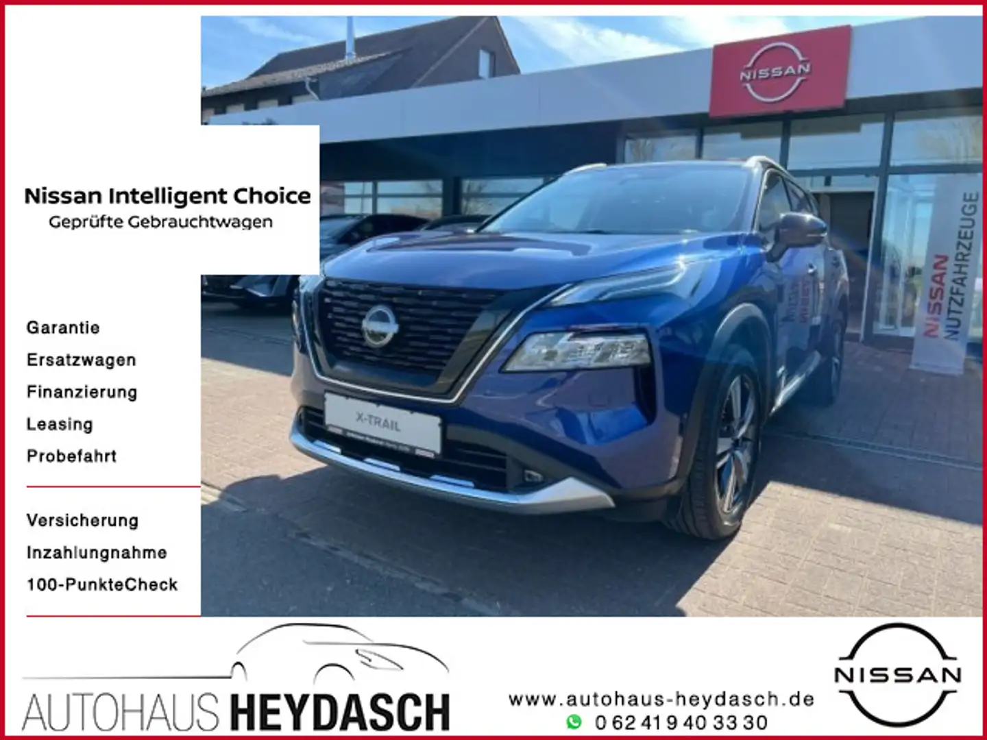Nissan X-Trail Tekna+*Vollausstattung*Vorführwagen* Blau - 1