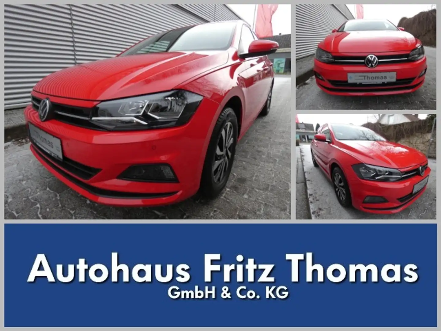 Volkswagen Polo 1.0 TGI CNG Active Navi Erdgas PDC SHZ Klima Navi Roşu - 1
