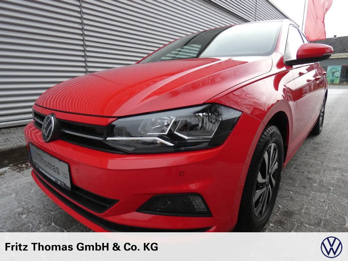 Volkswagen Polo 1.0 TGI CNG Active Navi Erdgas PDC SHZ Klima Navi Rot - 2