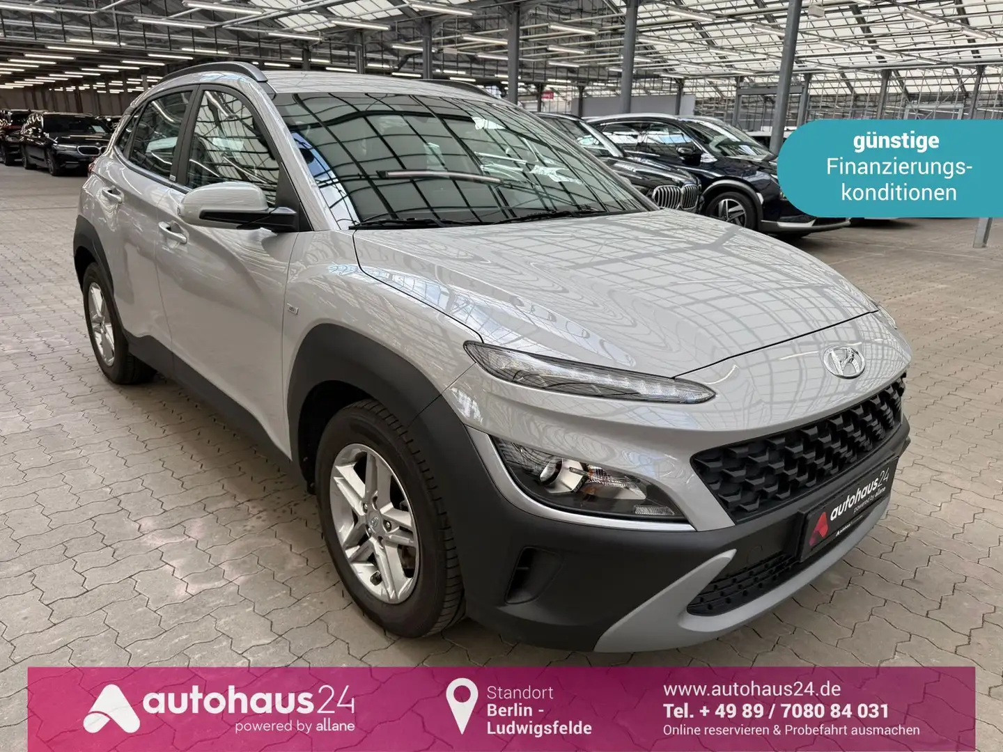 Hyundai KONA 1.0 T-GDI Select Mild-Hybrid|SmartLink|PDC Grau - 1