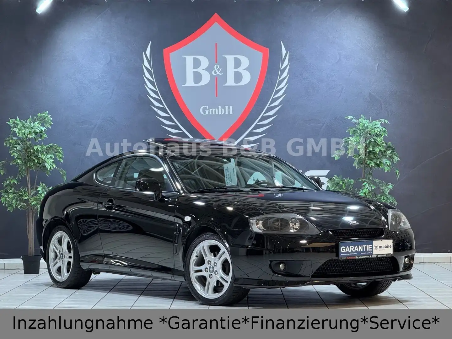 Hyundai Coupe 2.0 Sport*1.HD*Leder*Klima*Schiebdach*Tempo Schwarz - 1