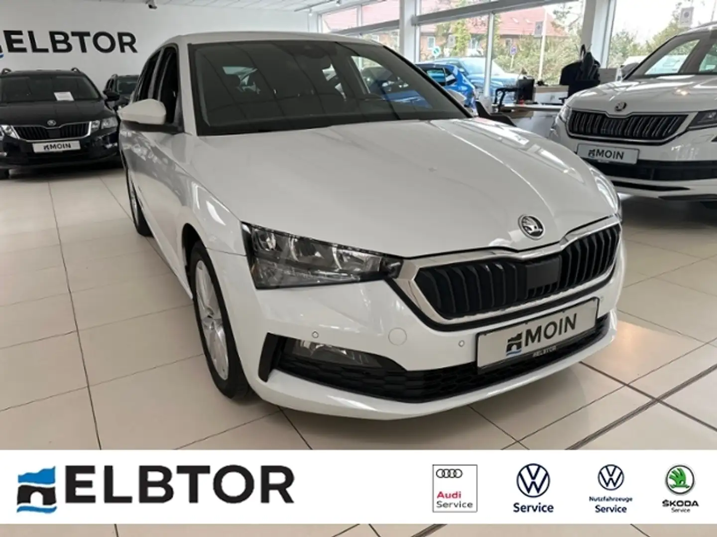 Skoda Scala 1.5 TSI DSG Style Navi AHK ACC LED Weiß - 1