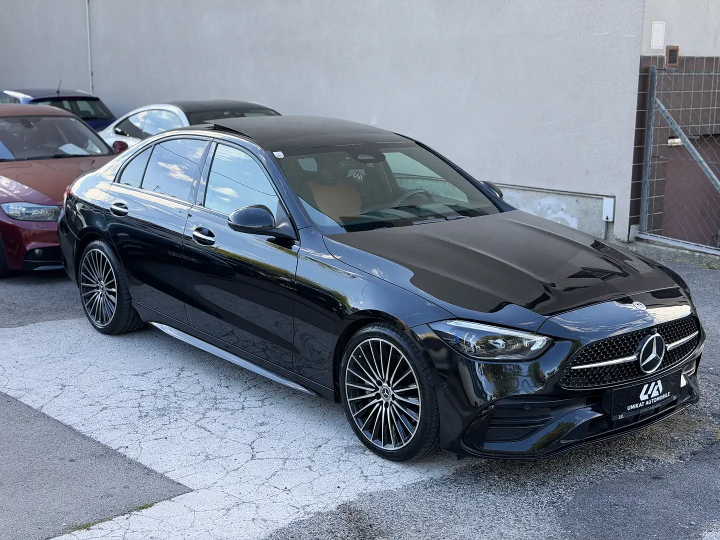 Mercedes-Benz C 220 C220d AMG-Line *NAHEZU VOLL* Schwarz - 2