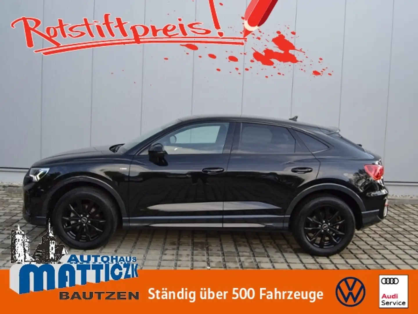 Audi Q3 Sportback 35 TFSI S line OPTIK-SCHWARZ/18-Zoll/LE Schwarz - 1