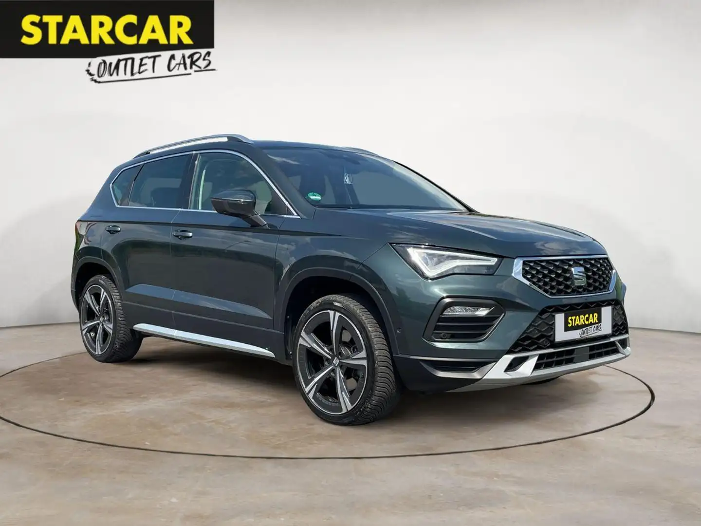 SEAT Ateca XPERIENCE 2,0TDI+AHK+PANO+ACC+LEDER+LED+RFK Zelená - 1