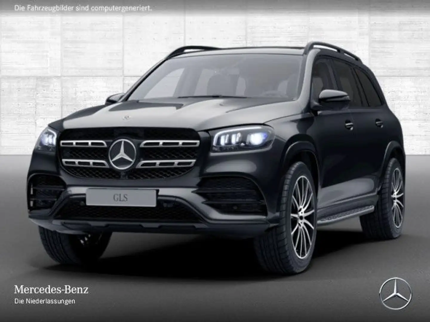 Mercedes-Benz GLS 400 d 4M AMG+EXCLUSIVE+NIGHT+PANO+360+AHK+HUD Noir - 2