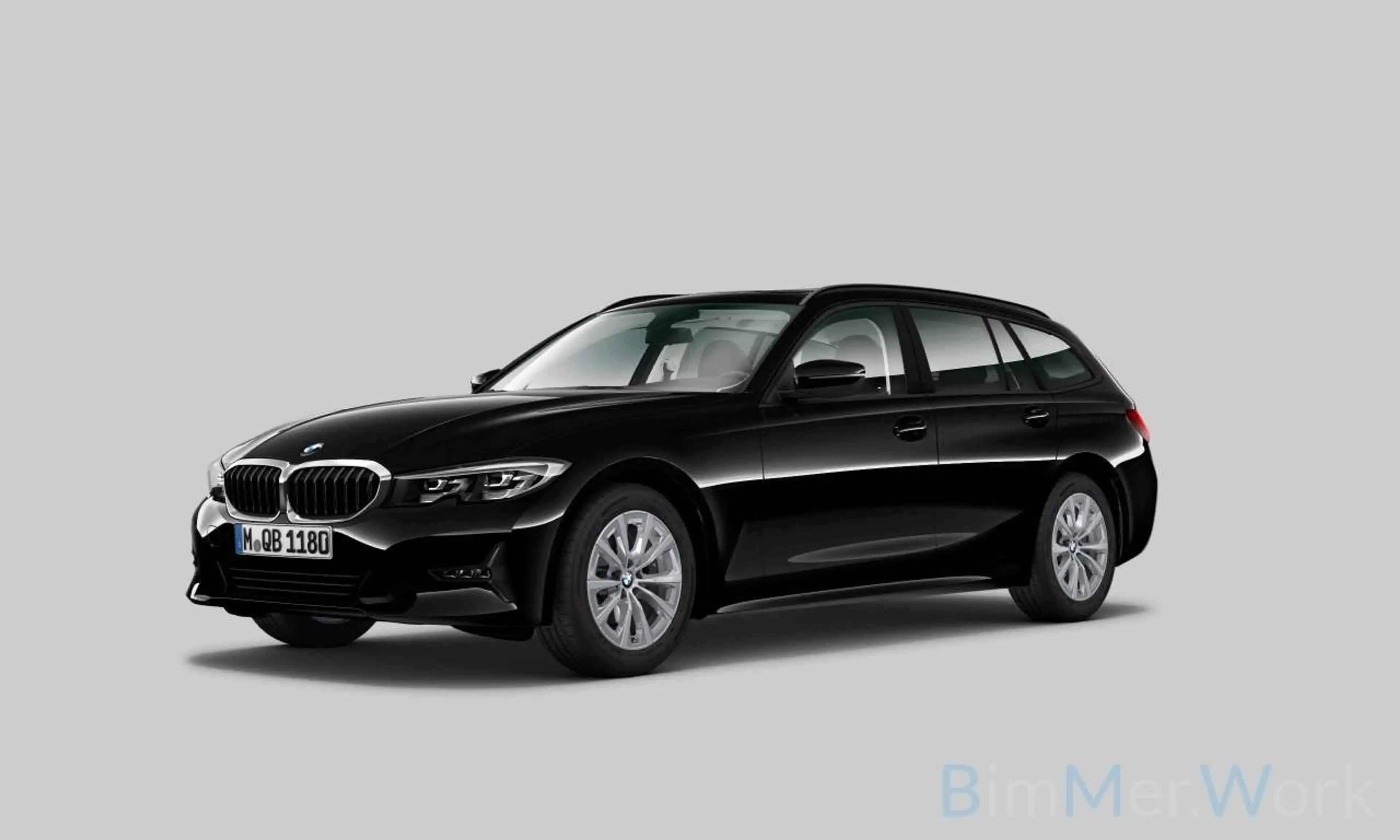 BMW 320 d Aut. PANORAMA AHK Sportsitze Teilleder
