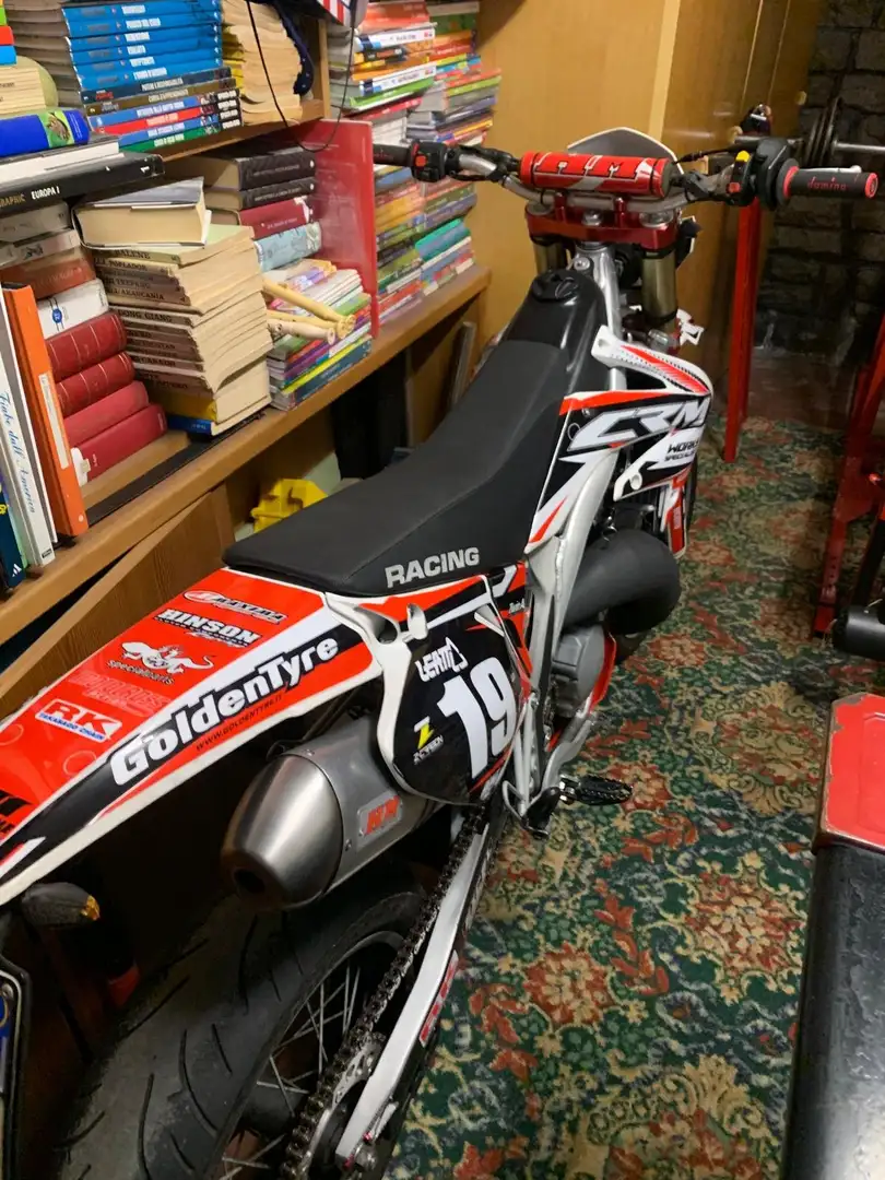 HM CRM Basic 2 tempi Motard Bílá - 2