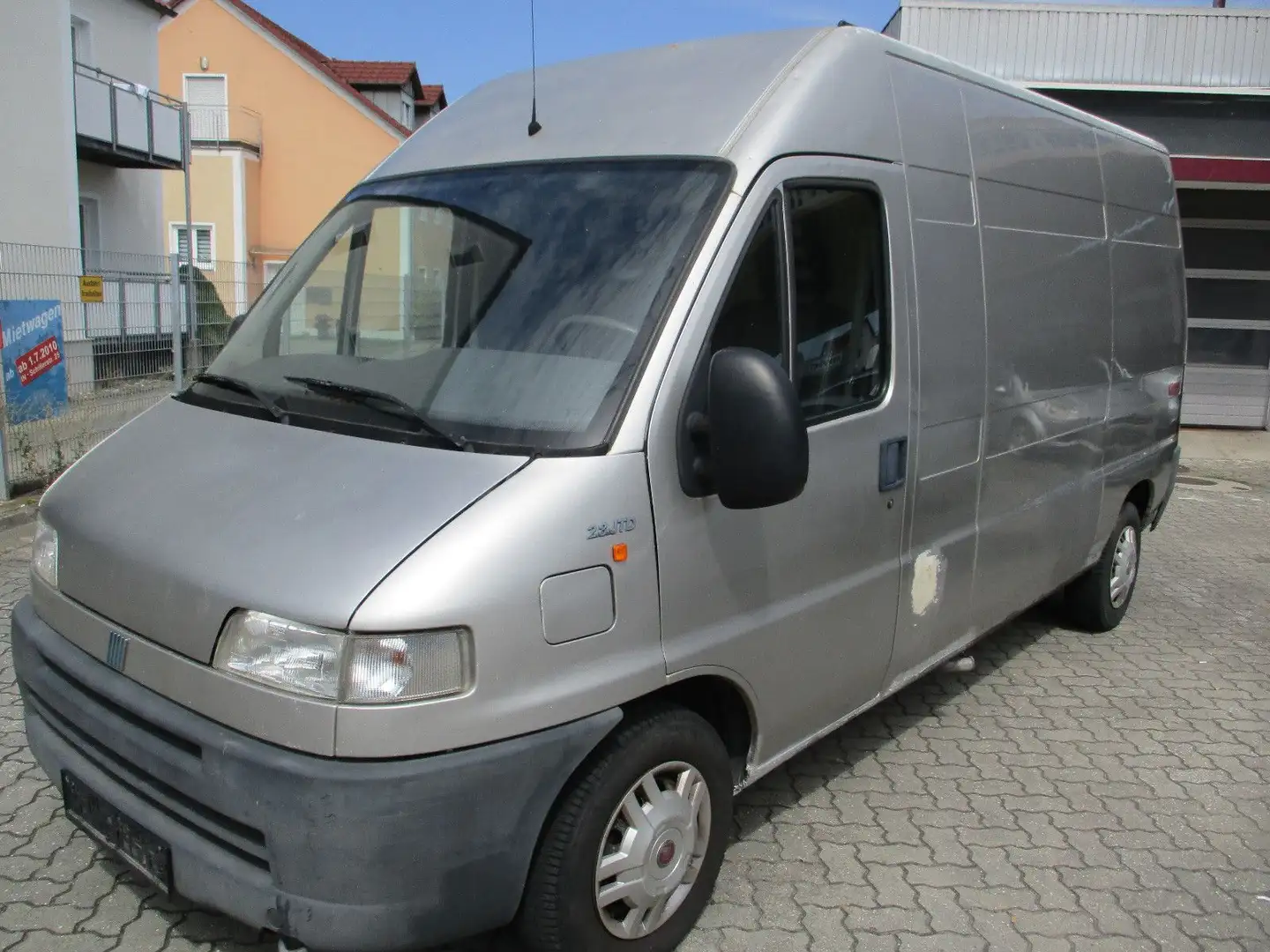 Fiat Ducato 2.8 HOCHDACH Ohne Tüv Silber - 1