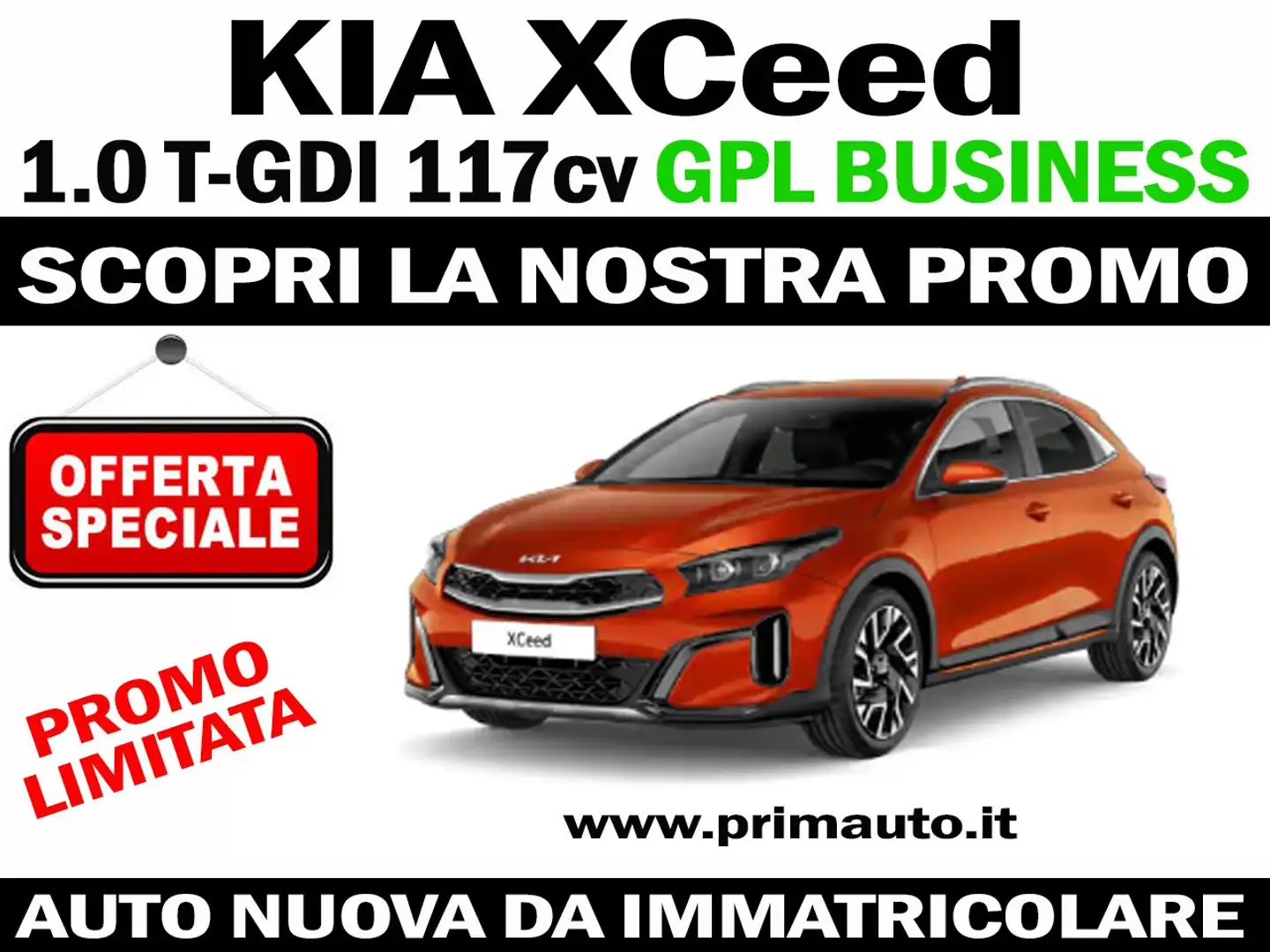 Kia XCeed 1.0 T-GDi GPL Business 117cv - OFFERTA (#0424) Orange - 1