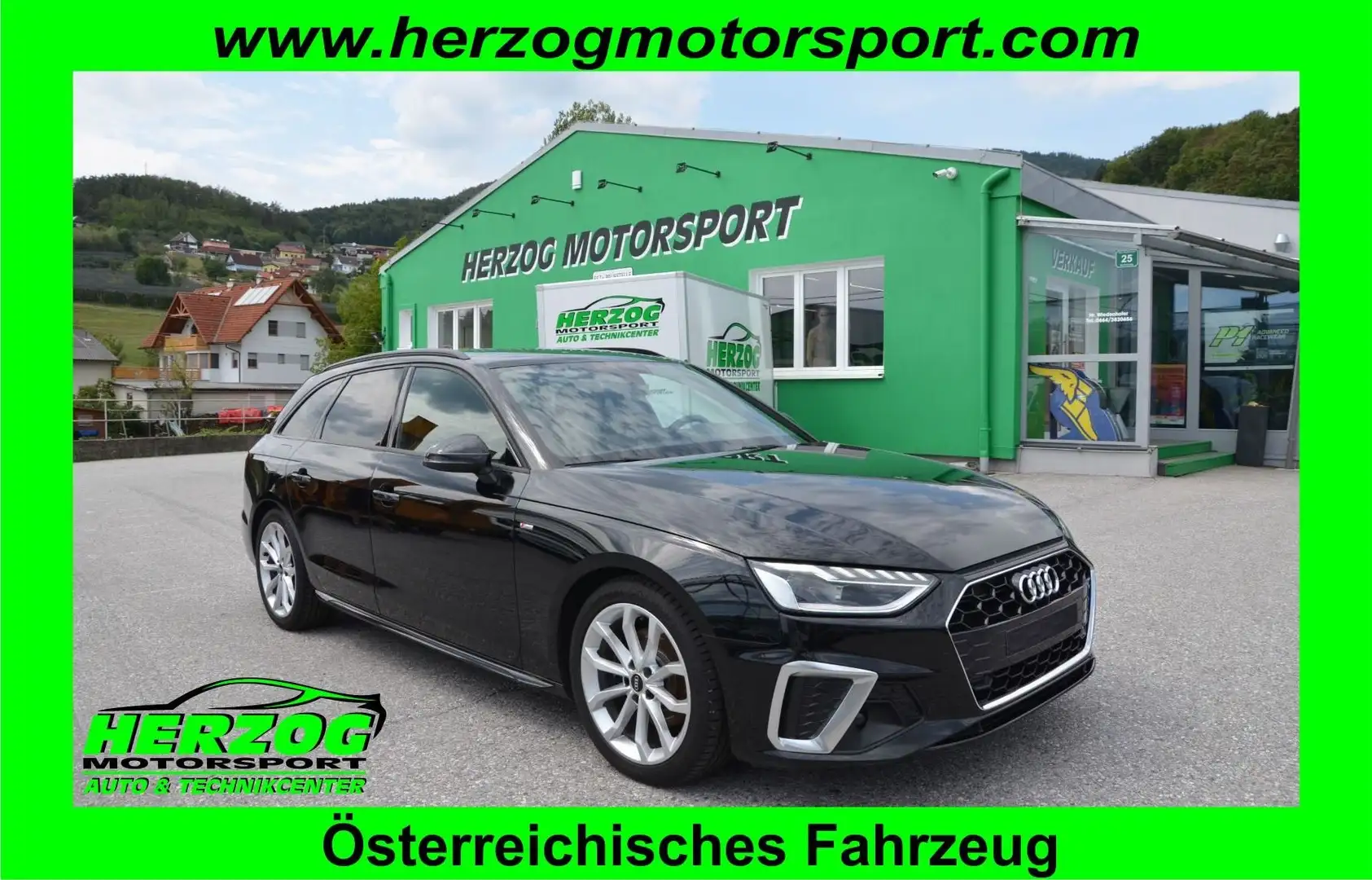 Audi A4 A4 Avant 35 TDI S-line S-tronic LED AHV ST-H 1.Bes Schwarz - 1