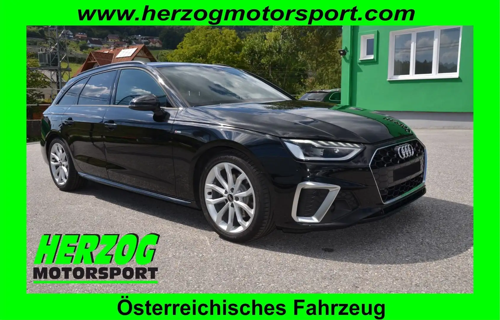 Audi A4 A4 Avant 35 TDI S-line S-tronic LED AHV ST-H 1.Bes Noir - 1