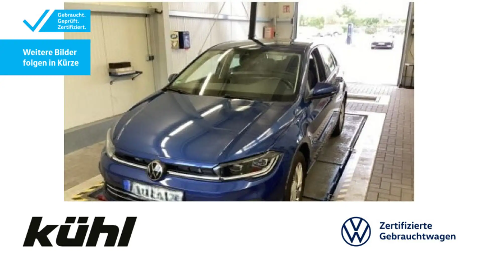 Volkswagen Polo 6 VI 1.0 TSI DSG Style Navi/AppConnect/ DAB Blau - 1