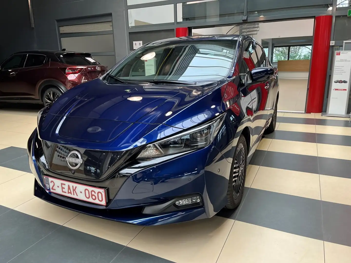 Nissan Leaf Tekna DEMO Bleu - 1