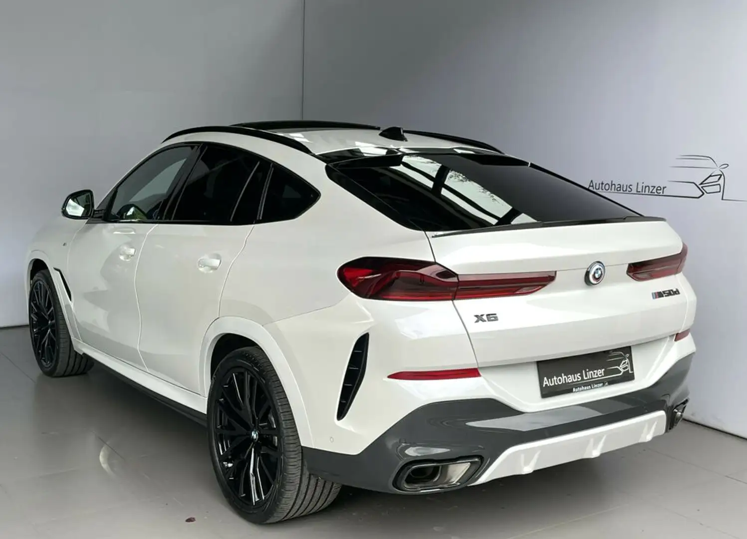 BMW X6 xDrive 30d M *LASER*PANO*ACC*HuD*360*Memory*22'' Weiß - 2
