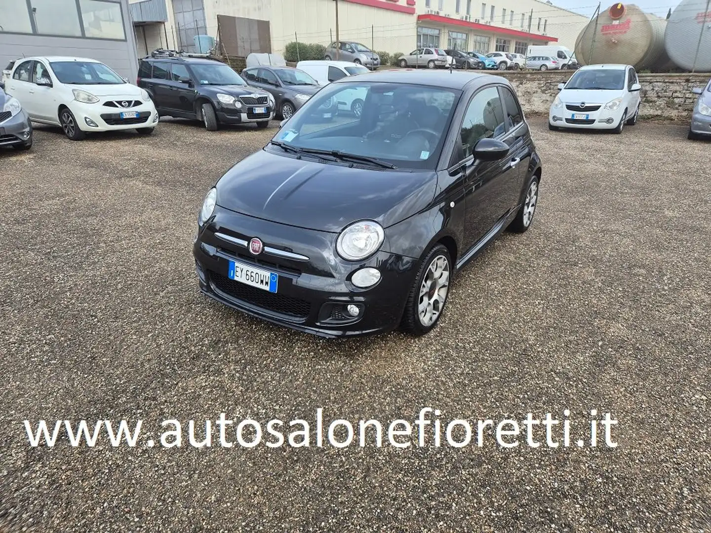Fiat 500 1.3 mjt 16v S 95cv Noir - 1