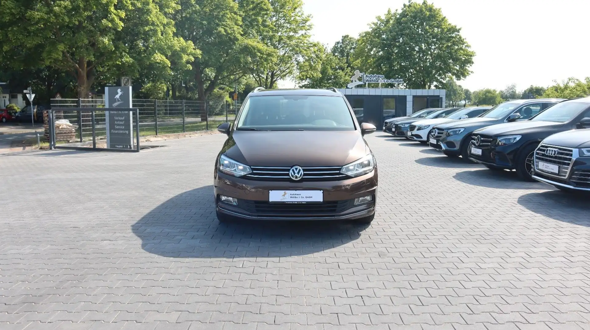 Volkswagen Touran Highline 2.0 TDI DSG 7 Sitze Navi LED AHK Braun - 2